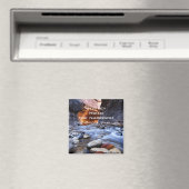 Ik wandelde door de Narrows, Zion National Park, M Magneet (Insitu (Vaatwasser))