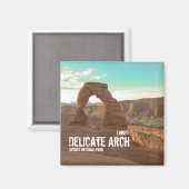 Ik wandelde door delicate boog, bogen National Par Magneet (Voorkant / Achterkant)