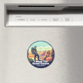 Ik wandelde door het Grand Canyon National Park in Magneet (Insitu (Vaatwasser))