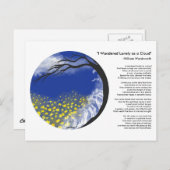 Ik wandelde Eenzaam als Briefkaart van Mandala van (Voorkant / Achterkant)