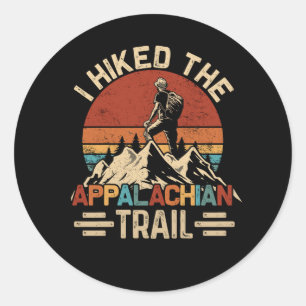 Ik wandelde over de Appalachian Trail bij Thru-Hik Ronde Sticker