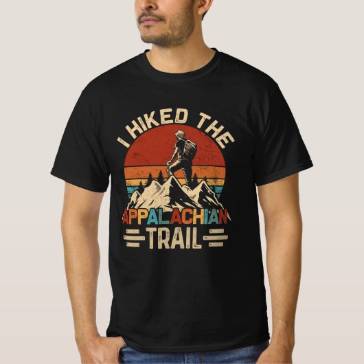 Ik wandelde over de Appalachian Trail bij Thru-Hik T-shirt (Voorkant)