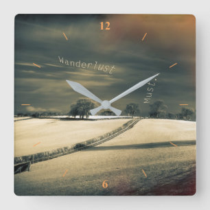 Ik wander omdat... vierkante klok
