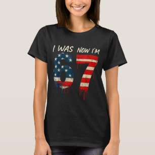 Ik was 6 Nu ben ik 7 67 Zes Zeven Meme voor 7-jari T-shirt
