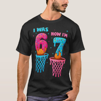 Ik was 6 NU BEN IK 7 Grappig 67 Meme Ijsje Drip T-shirt