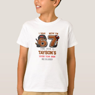 Ik was 6, nu ben ik 7 – Hockey 7e verjaardagsfeest T-shirt