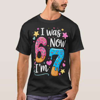 Ik Was 6 Nu Ben Ik 7 Jaar Verjaardag T-shirt