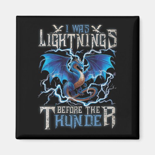 Ik was aan het bliksem voor de Thunder Fantasy Dra Magneet (Voorkant)