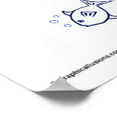 Ik was aan het vissen. poster (Hoek)