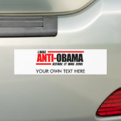 Ik was anti-Obama voor het cool was Bumpersticker (Op auto)