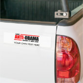 Ik was anti-Obama voor het cool was Bumpersticker (Op Truck)