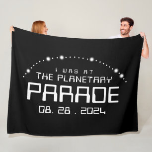 Ik was bij de planetaire parade van 28 augustus 20 fleece deken