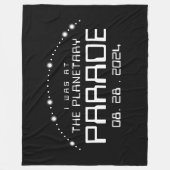Ik was bij de planetaire parade van 28 augustus 20 fleece deken (Voorkant)