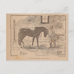 Ik was blij om terug te gaan naar mijn straat briefkaart