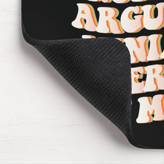 Ik was cool nu ik ruzie met mijn mini-versie muismat (Hoek)