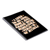 Ik was cool nu ik ruzie met mijn mini-versie notitieboek (Rechterzijde)