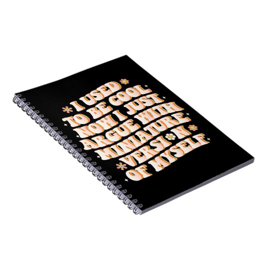 Ik was cool nu ik ruzie met mijn mini-versie notitieboek (Rechterzijde)