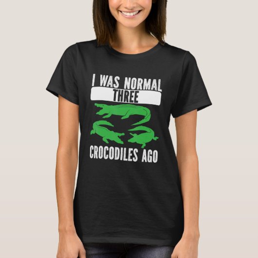 Ik was de normale drie krokodillen Ago krokodil cr T-shirt (Voorkant)