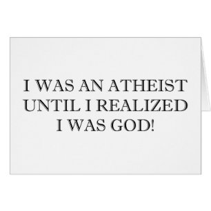Ik was een atheïst tot ik besefte dat ik God was!