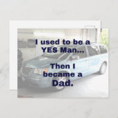 Ik was een ja-man, toen werd ik een DAD Briefkaart (Voorkant / Achterkant)