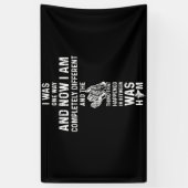 Ik was één manier en nu ben ik compleet anders spandoek (Verticaal)