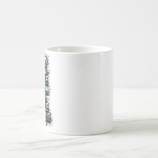 Ik was een mens tot mensen het verpest hebben. koffiemok (Center)