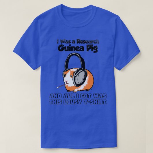 Ik was een onderzoeker. t-shirt (Design voorkant)