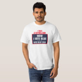 Ik was een Republikein nu ik stem voor Blauwe 2020 T-shirt (Voorkant volledig)