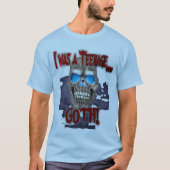 Ik was een Teenage Gothic T-Shirt (Voorkant)