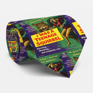 Ik was een tiener eekhoorn stropdas