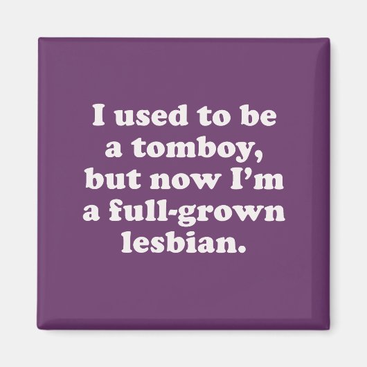 Ik was een tomboy magneet (Voorkant)