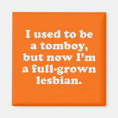 Ik was een tomboy magneet (Voorkant)