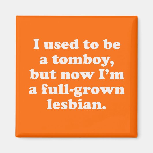 Ik was een tomboy magneet (Voorkant)