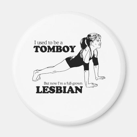 IK WAS EEN TOMBOY MAGNEET (Voorkant)