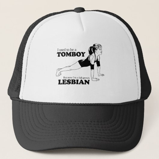 IK WAS EEN TOMBOY TRUCKER PET (Voorkant)