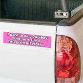 IK WAS EEN WILDKIND --.png Bumpersticker (Op Truck)