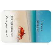 Ik was een zegen - Flexibele fotomagneet Magneet (Horizontaal)