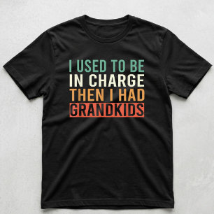 Ik Was Eens De Baas Maar Toen Kreeg Ik Kleinkinder T-shirt
