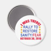 Ik was er bij de Rally to Restore Sanity Tshirt Magneet (Voorkant / Achterkant)