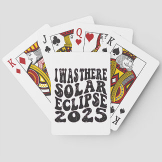 Ik was er bij de Zonsverduistering 2025 Pokerkaarten