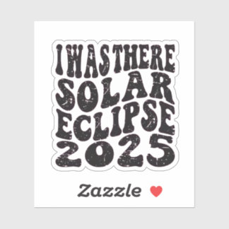 Ik was er bij de Zonsverduistering 2025 Sticker