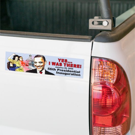 IK WAS ER IN Obama Bumpersticker (Op Truck)