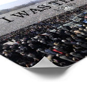 IK WAS ER: President Obama die in ceremonie zong Poster (Hoek)