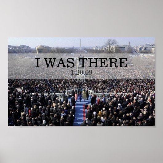 IK WAS ER: President Obama die in ceremonie zong Poster (Voorkant)