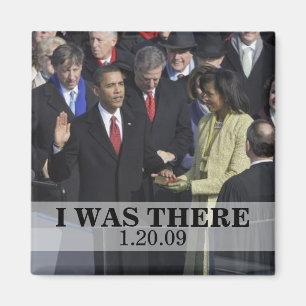 IK WAS ER: President Obama Inauguratie Magneet