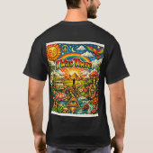 Ik Was Er | Trippy Hippie Reggae Psychedelisch T-shirt (Achterkant)