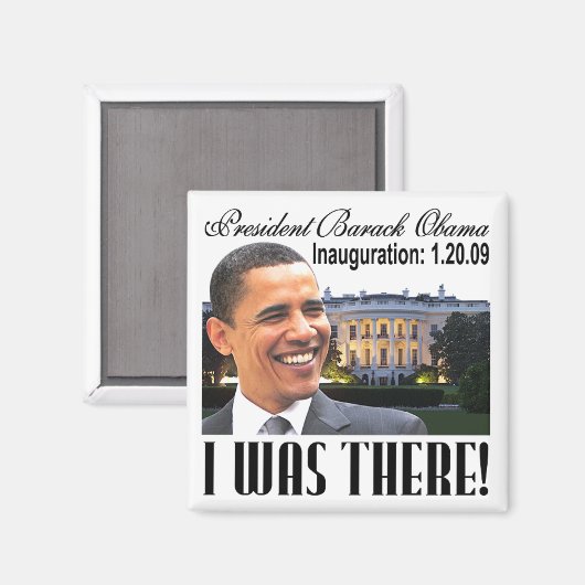 Ik was erbij! Magneet (wit huis) (Voorkant / Achterkant)