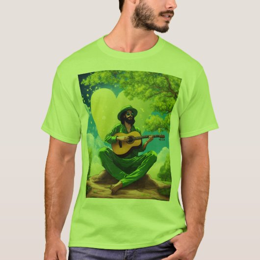 Ik was erbij: psychedelische reggae vibes T-shirt (Voorkant)