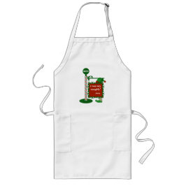 "Ik was erg stout" of "goed" kerstkerstfeest Lang Schort