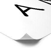 Ik was geboren als verpleegster poster (Hoek)